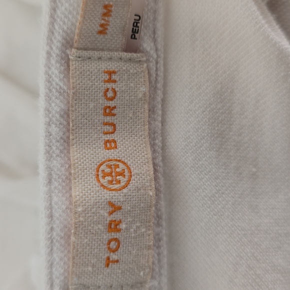 Tory Burch White Ruffle Button Blouse - Picture 4 of 7